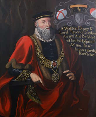 Lot 245 - Graham Luker - Sir Wolstan Dixie, Knight, Lord Mayor of London 1585