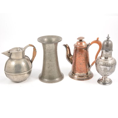 Lot 174 - Quantity of silver plated wares and pewter