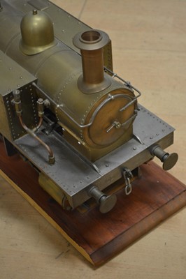 Lot 64 - A well-made scratch built 3½ gauge live steam locomotive, 0-6-0 tank engine