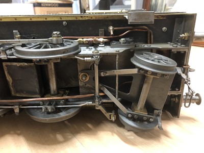 Lot 63 - A well-made scratch built 3½ gauge live steam locomotive, 2-6-2 Prairie type tank engine