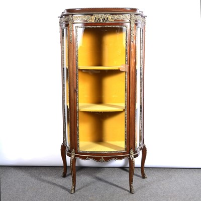 Lot 535 - Louis Philippe style mahogany and brass mounted vitrine