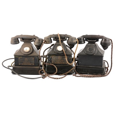 Lot 170 - Three field telephones