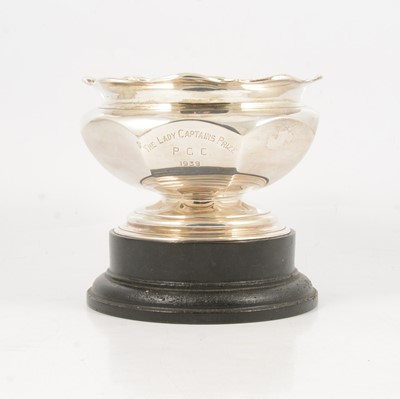 Lot 285 - Silver rose bowl