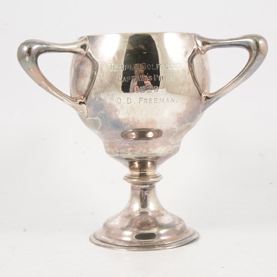 Lot 289 - Silver trophy cup