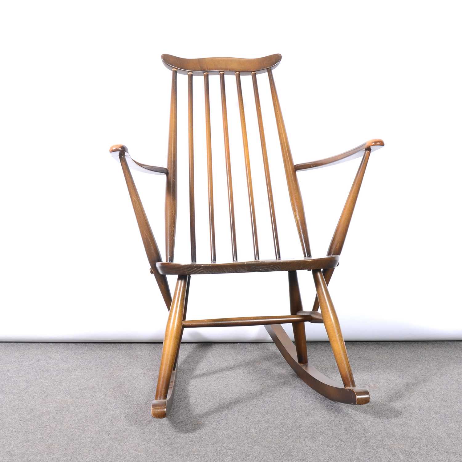 Lot 504 Ercol rocking chair