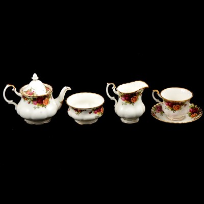 Lot 39 - Royal Albert Old Country Roses part teaset.