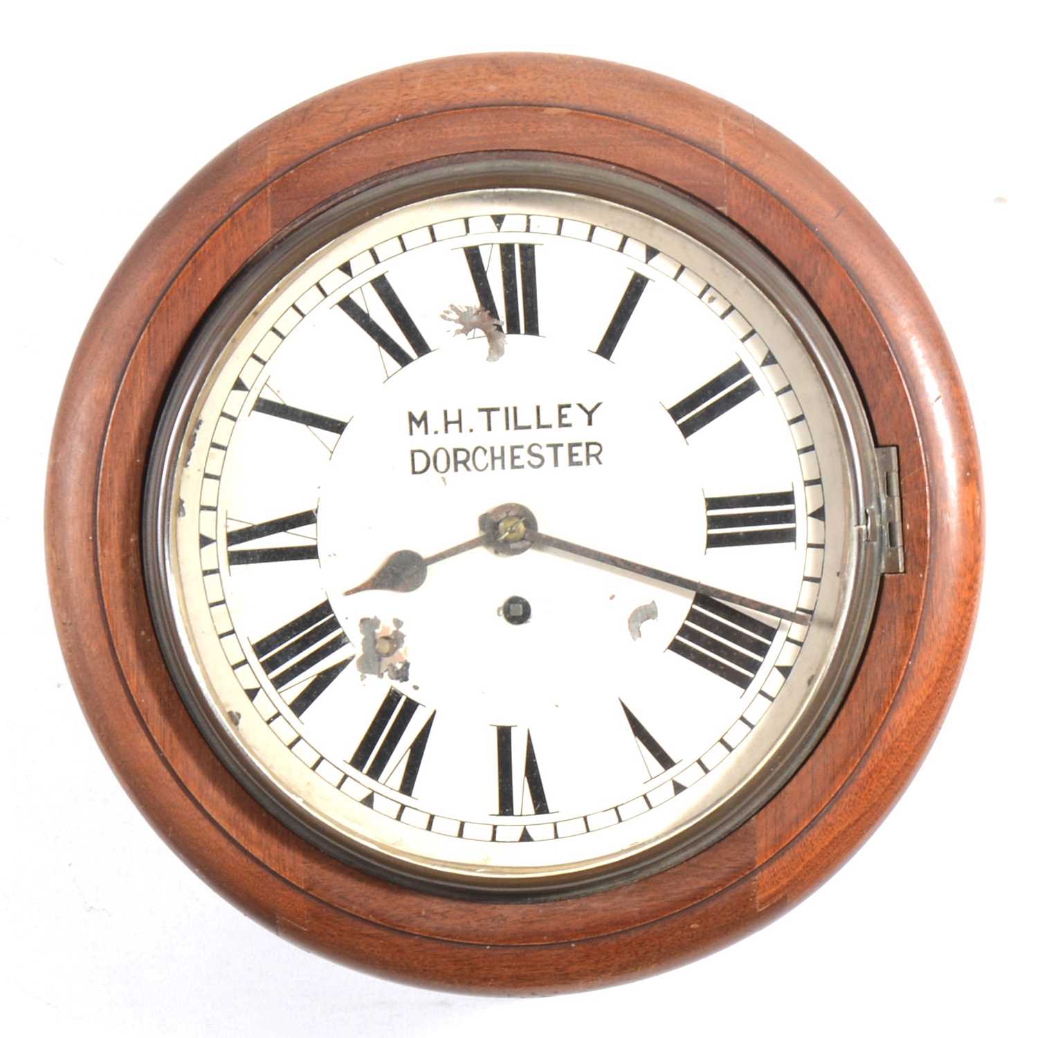 Lot 139 Mahogany Cased Wall Clock