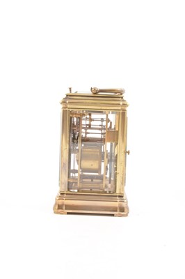 Lot 297 - French grand sonnerie carriage clock, Martin & Co.