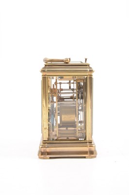 Lot 297 - French grand sonnerie carriage clock, Martin & Co.