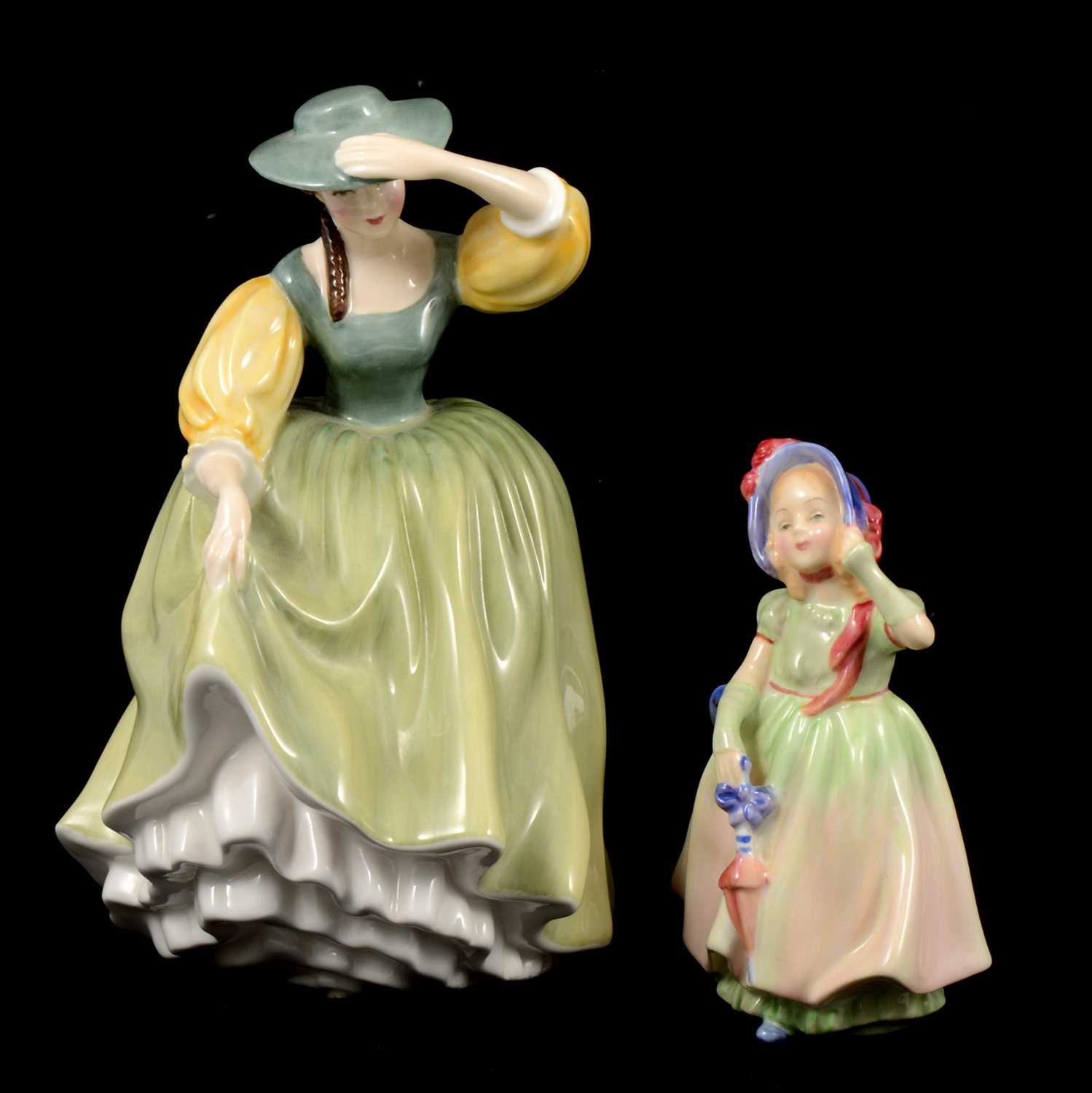 Lot 2 Six Royal Doulton ladies.