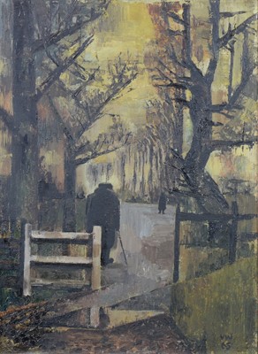 Lot 161 - Vincent Wells, Street scene with figures