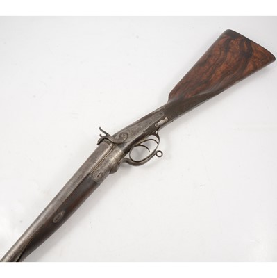 Lot 333 - Jackson, Nottingham, an antique double-barrel percussion shotgun