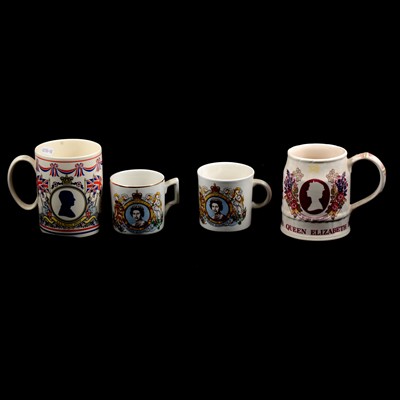 Lot 57 - Large collection of Royal commemorative mugs, beakers, etc
