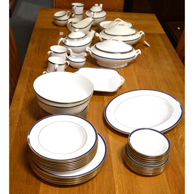 Lot 92 - AMENDMENT ONE DINNER PLATE MISSING Spode bone china dinner service, Lucerne pattern