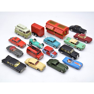 Lot 1109 - Seventeen Corgi and Dinky Toys loose die-cast models.