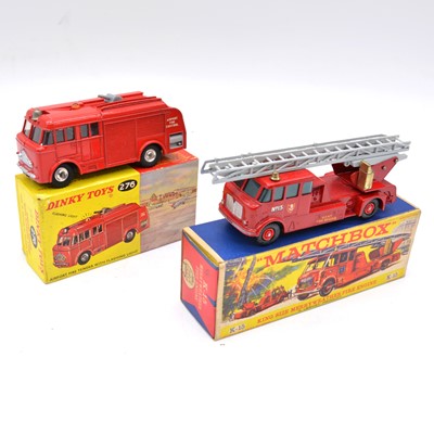 Lot 1068 - Matchbox die-cast model K-15, Dinky die-cast model 276, both boxed