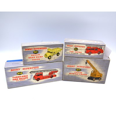 Lot 1073 - Four Dinky supertoys die-cast models, all boxed