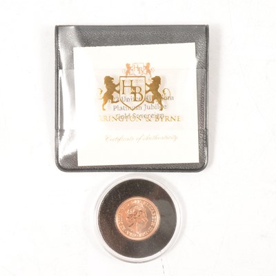 Lot 327 - Elizabeth II gold Sovereign coin, 2022