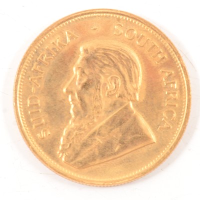 Lot 332 - South Africa, gold Krugerrand coin, 1980.