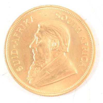 Lot 333 - South Africa, gold Krugerrand coin, 1981.