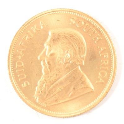 Lot 331 - South Africa, gold Krugerrand coin, 1981.