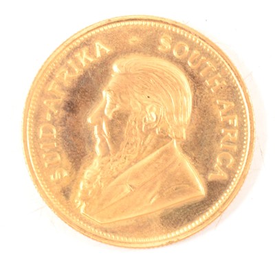 Lot 329 - South Africa, gold Krugerrand coin, 1981.