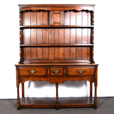 Lot 385 - Reproduction oak dresser, Titchmarsh & Goodwin