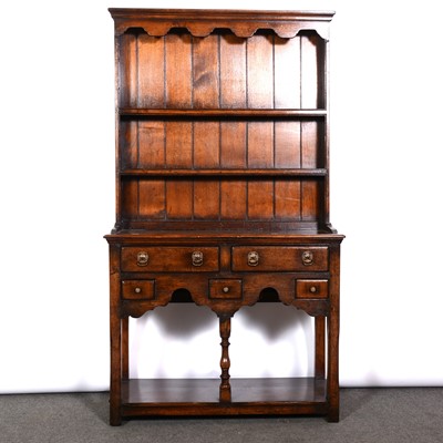 Lot 371 - Small reproduction oak dresser, Titchmarsh & Goodwin