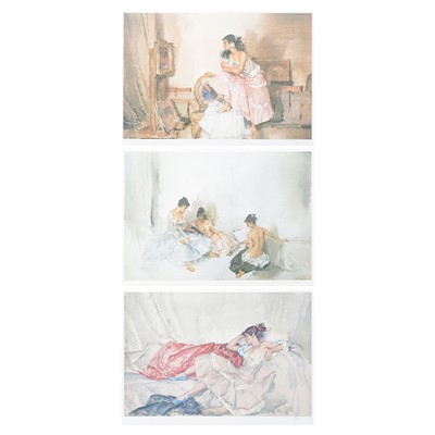 Lot 105 - William Russell Flint, three colour prints