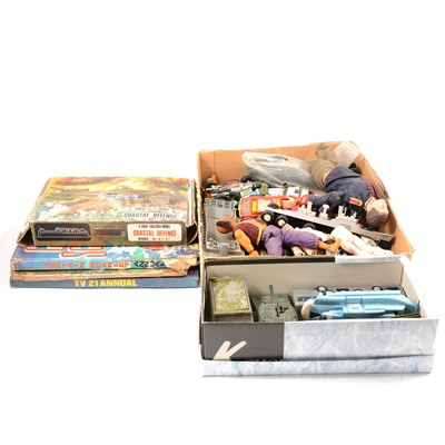 Lot 175 - A quantity of toys, figures and die-cast models, including Palitoy Action Man figure
