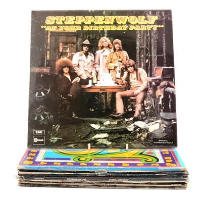 Lot 169 - Steppenwolf - Eleven LP vinyl music records including At Your Birthday Party etc