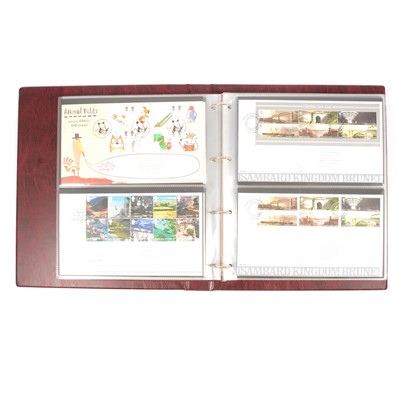 Lot 155 - Eight albums of First Day Covers, Circa 1978-2008, album of paper money.
