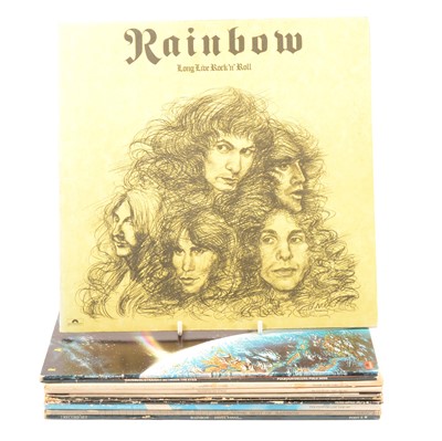 Lot 397 - Rainbow - Eleven LP vinyl music records including Long Live Rock 'n 'Roll etc