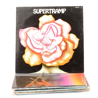 Lot 395 - Supertramp - Ten LP vinyl music records including Famous Last Words; Indelibly Stamped etc