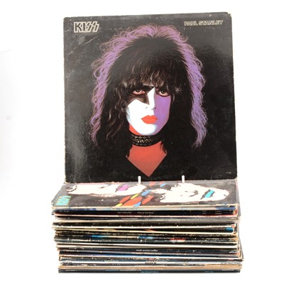 Lot 393 - Rock and Hard Rock - Thirty-six including Kiss; Michael Schenker; Ozzy Ozbourne etc