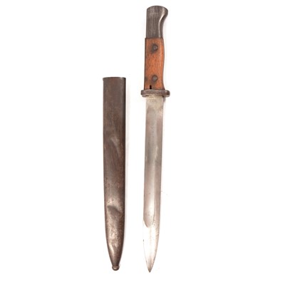 Lot 137 - A German Army WWI army bayonet.