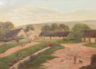Lot 110 - English School, Crofters cottages