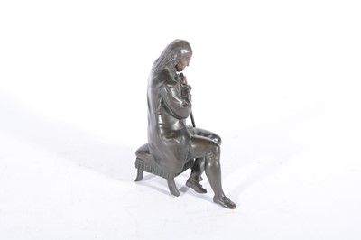 Lot 188 - Benjamin Franklin, patinated bronze figure