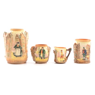 Lot 9 - Four Royal Doulton Dickens Series wares.