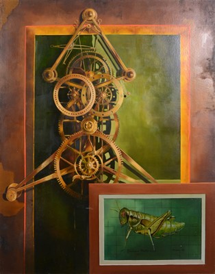 Lot 180 - John Voss, Grasshopper Clock No.1,, 1985