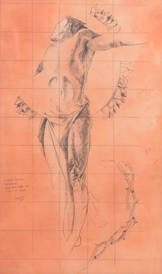 Lot 208 - John Voss, Study for The Crucifixion, and another