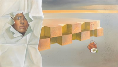 Lot 210 - John Voss, five various Surrealist artworks