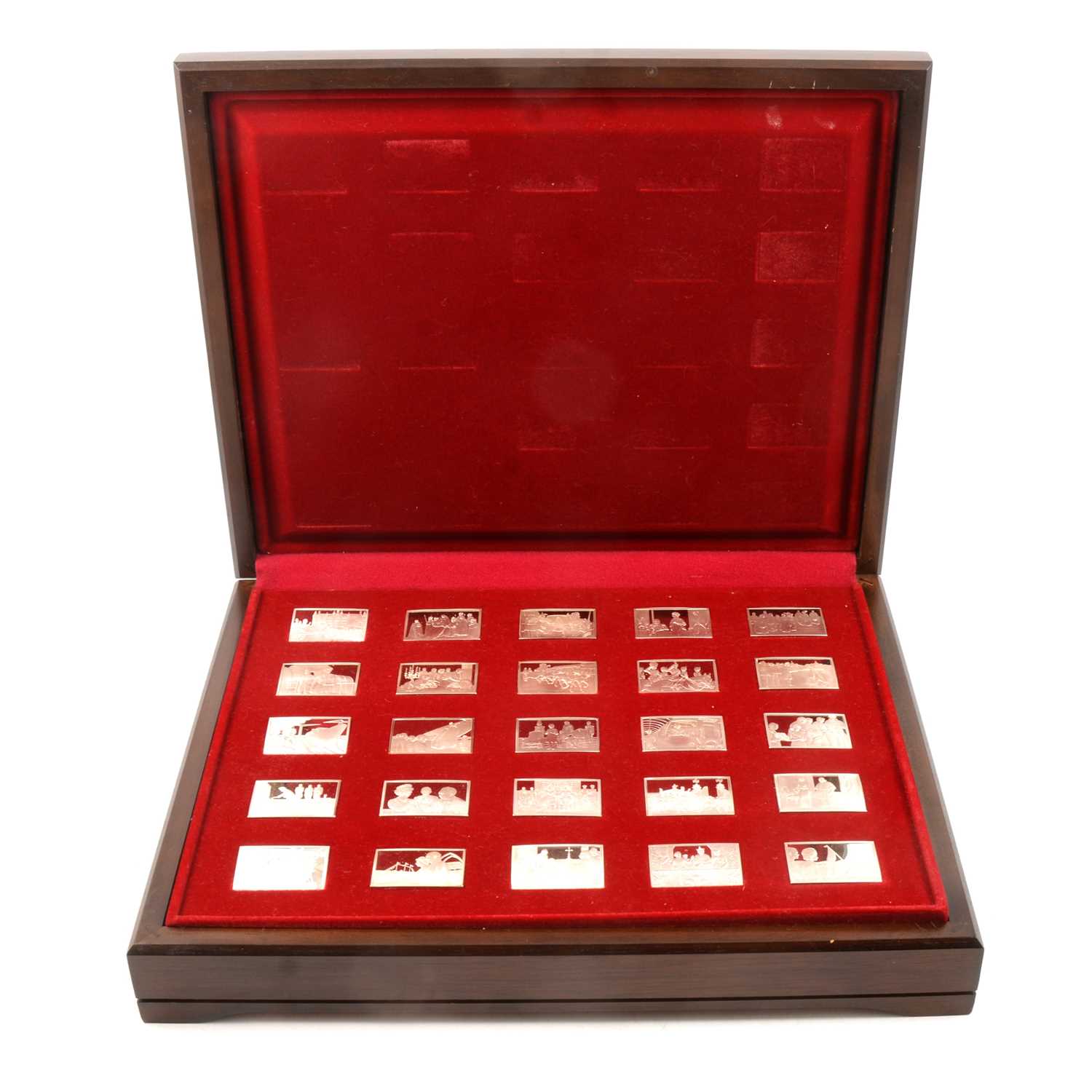 Lot 373 - An "Elizabeth Our Queen" Silver Ingot Collection.