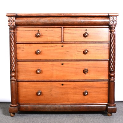 Lot 428 - Victorian Scottish mahogany chest of drawers