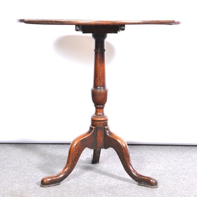 Lot 368 - Victorian oak tripod table