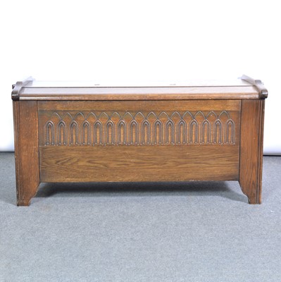 Lot 360 - Modern oak blanket box