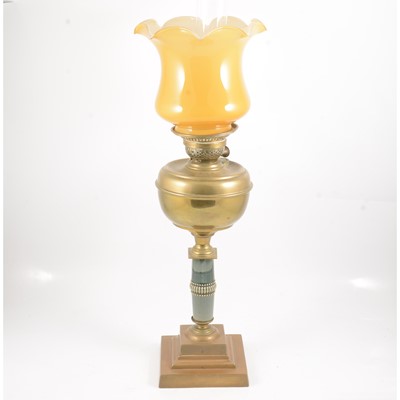 Lot 223 - Victorian oil lamp
