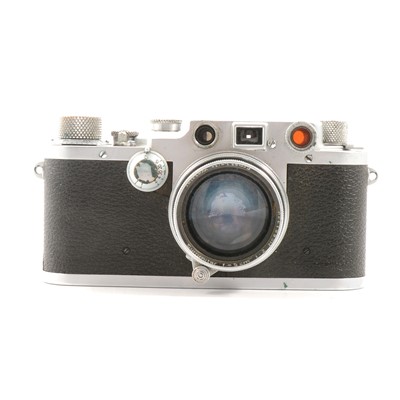 Lot 128 - Leica Rangefinder camera, DRP, with Ernst Leitz Wetzlar lens etc