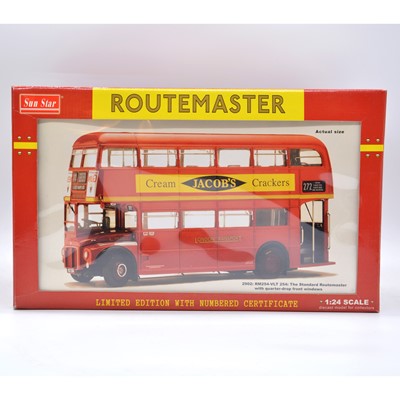 Lot 1240 - Sun Star model Routemaster bus, 1:24 scale, limited edition, boxed.