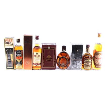 Lot 560 - Six bottles of assorted blended Scotch and Irish whisky